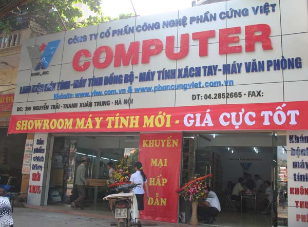 Biển quảng cáo máy tính