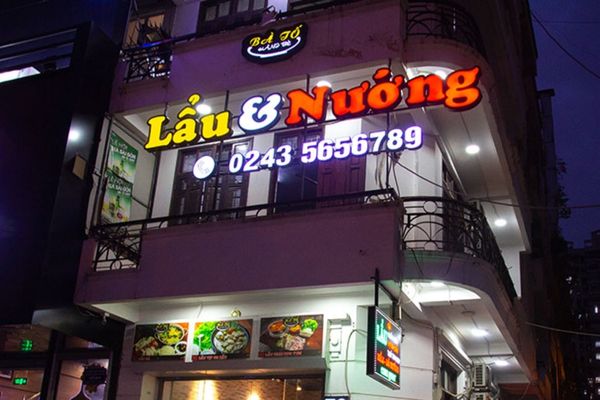 Biển quảng cáo quán lẩu