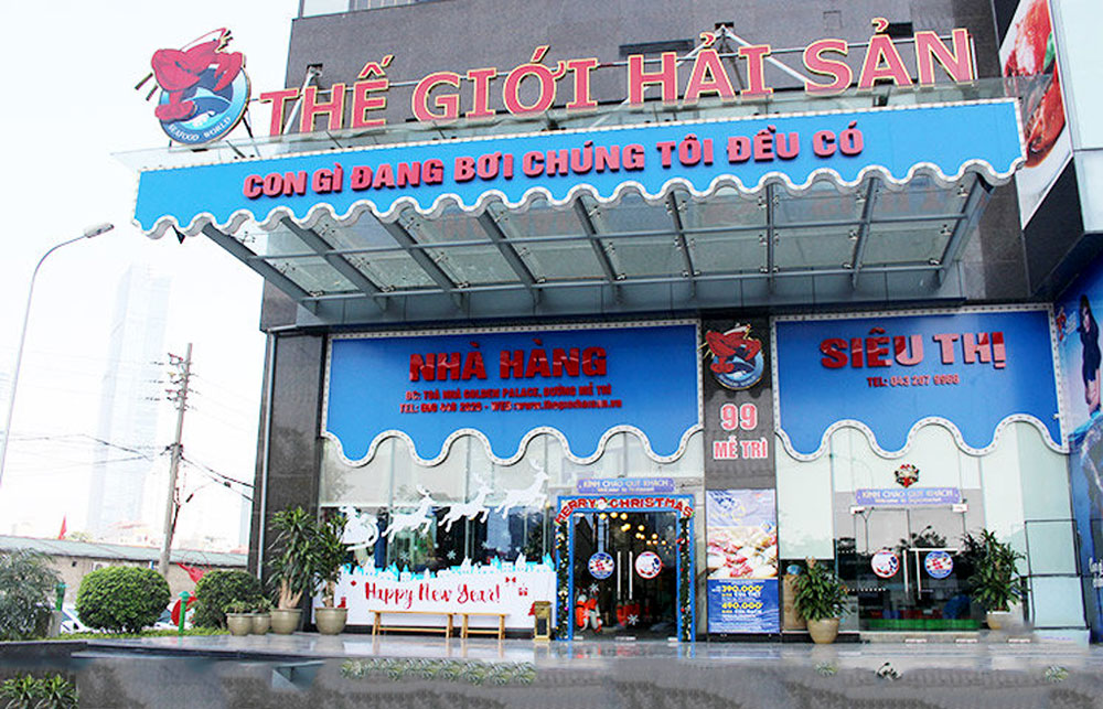 Bảng quảng cáo hải sản
