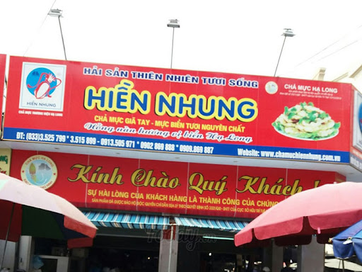 Bảng quảng cáo hải sản