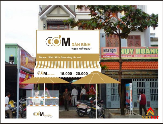 Mẫu bảng hiệu quán cơm