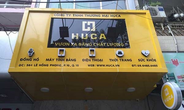 Bảng hiệu alu gương
