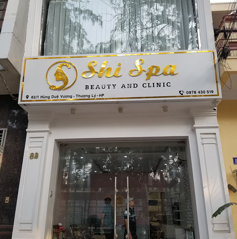 Bảng hiệu alu gương