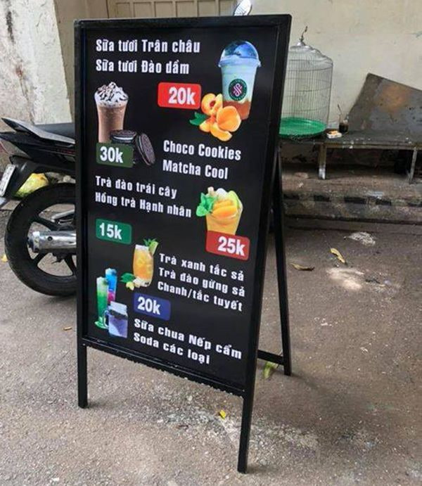 Biển quảng cáo đơn giản