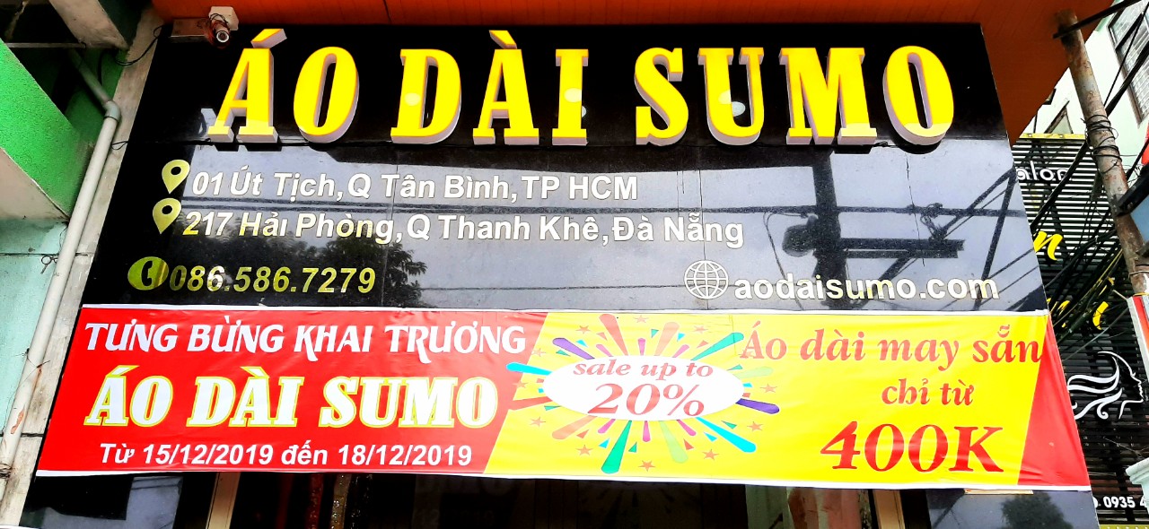 Biển quảng cáo áo dài