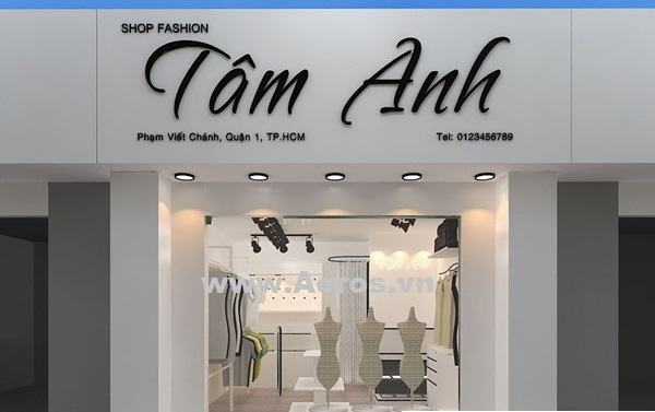 Bảng Hiệu Shop Quần Áo Sáng Tạo