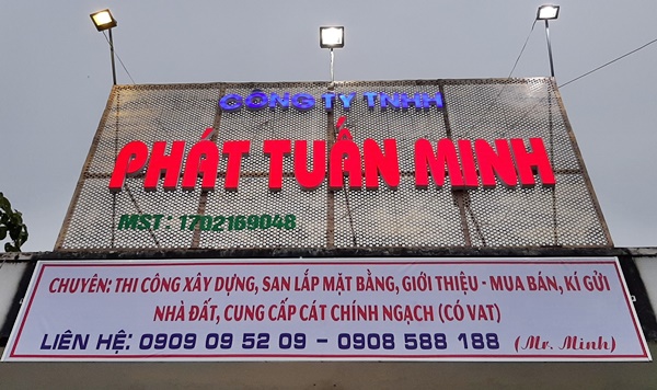 Hình ảnh bảng hiệu công ty đẹp và chuyên nghiệp