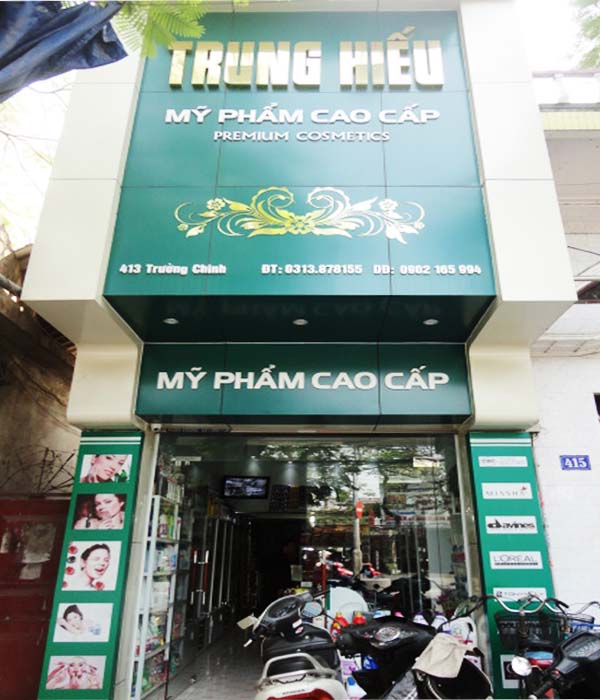 Mẫu biển quảng cáo mỹ phẩm đẹp