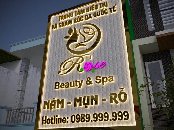 Bảng hiệu đèn LED spa