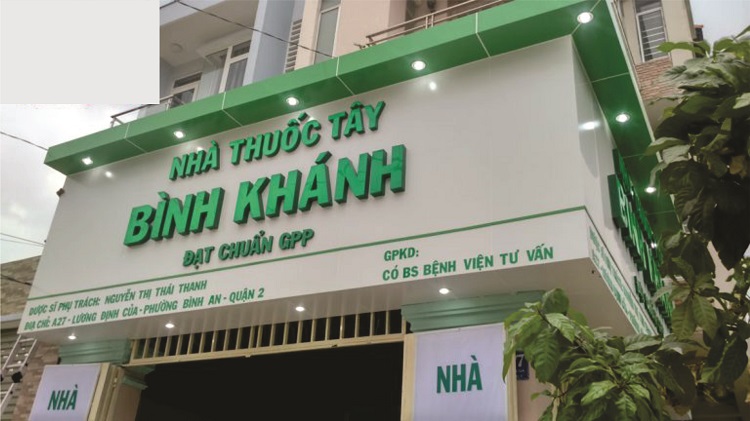 Mẫu bảng hiệu quầy thuốc tây đẹp