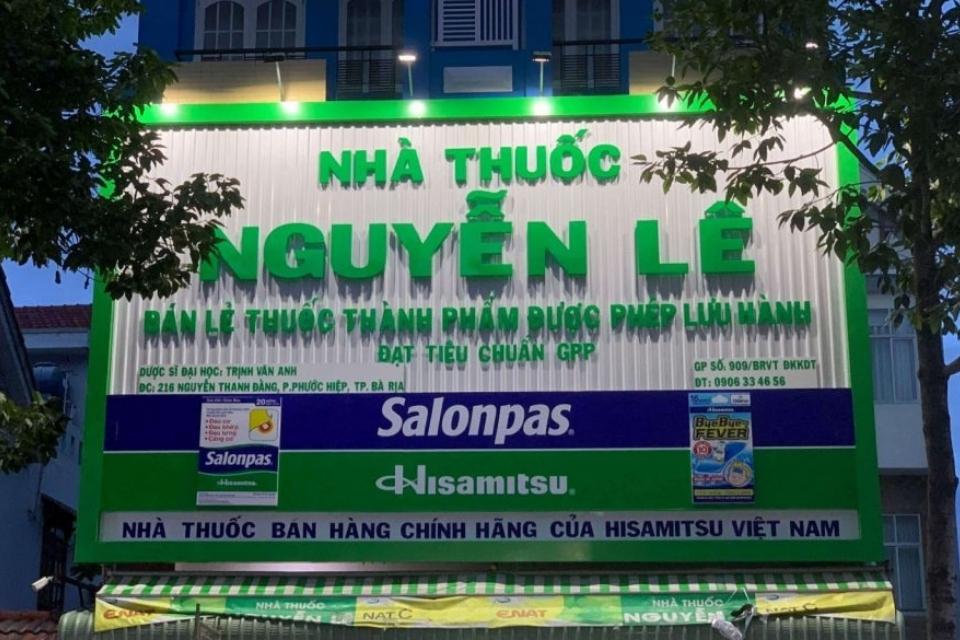 Mẫu bảng hiệu quầy thuốc tây đẹp