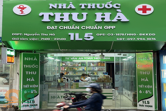 Mẫu bảng hiệu quầy thuốc tây đẹp