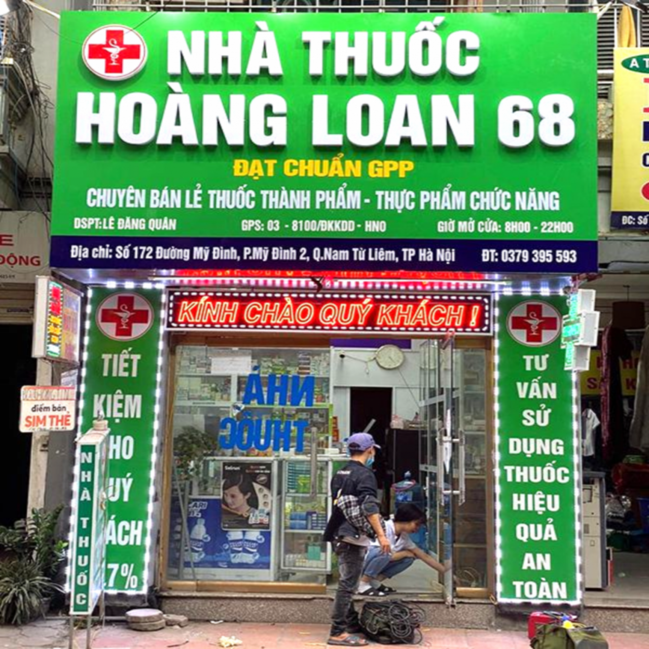 Mẫu bảng hiệu quầy thuốc tây đẹp