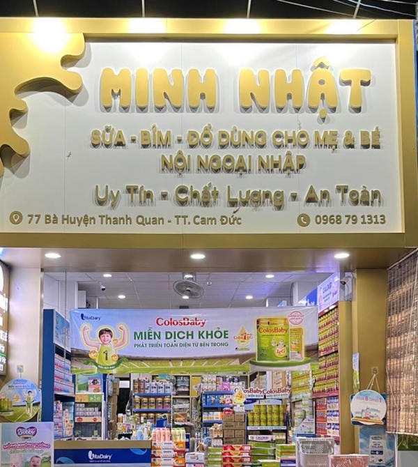 Bảng Hiệu Cửa Hàng Sữa