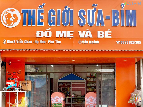 Bảng Hiệu Cửa Hàng Sữa