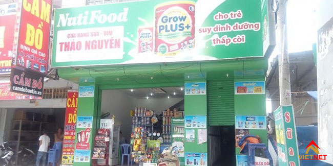 Bảng Hiệu Cửa Hàng Sữa