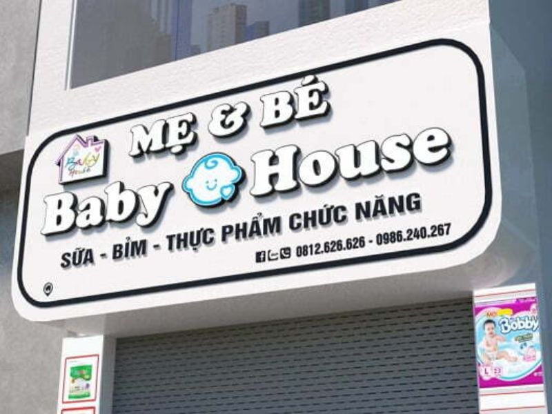 Bảng Hiệu Cửa Hàng Sữa