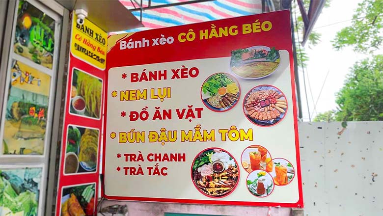 Mẫu Biển Quảng Cáo Đồ Ăn Vặt