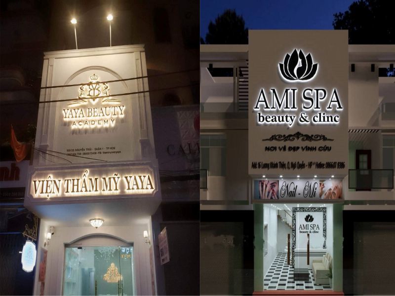 Các mẫu biển quảng cáo spa đẹp