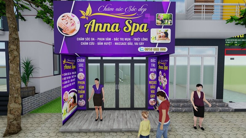 Các mẫu biển quảng cáo spa đẹp