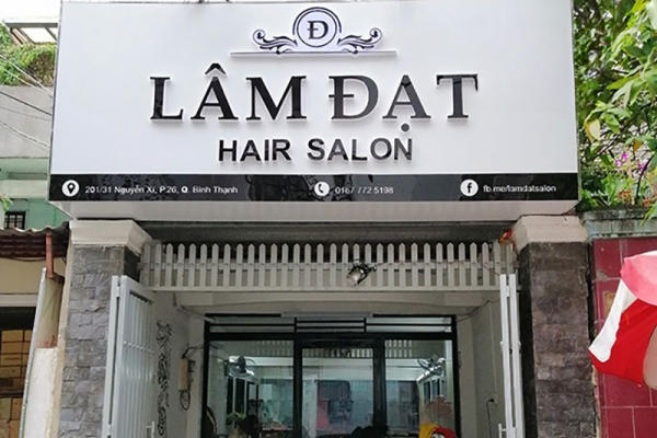 Bảng hiệu salon tóc đẹp