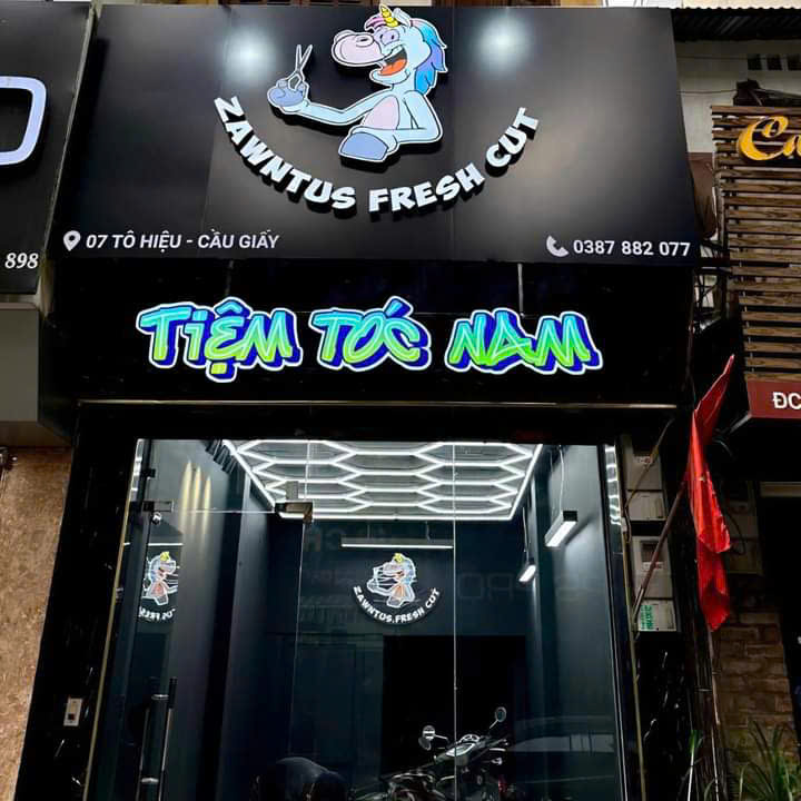 Mẫu biển quảng cáo salon tóc đẹp
