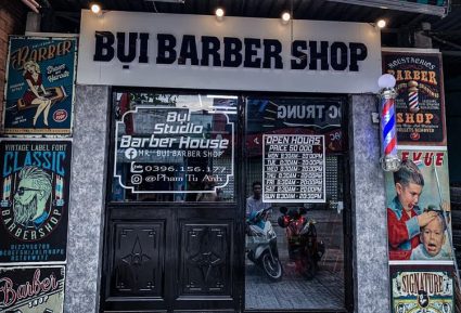 Thiết kế bảng hiệu barber shop