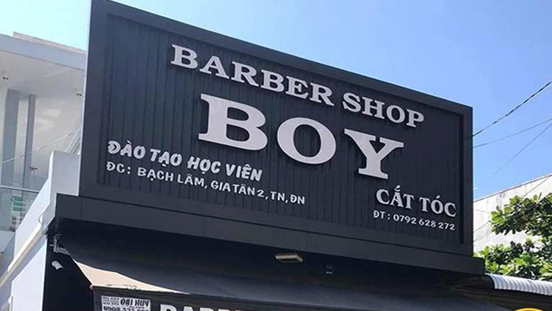 Thiết kế bảng hiệu barber shop
