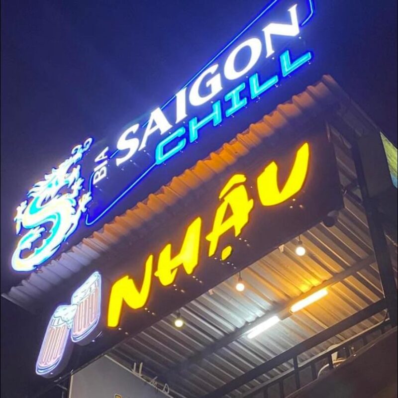 Bảng quảng cáo quán nhậu