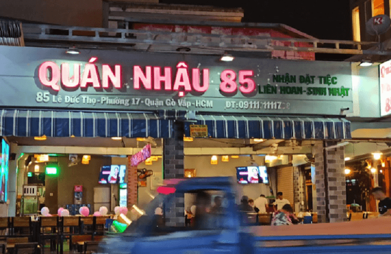 Bảng quảng cáo quán nhậu