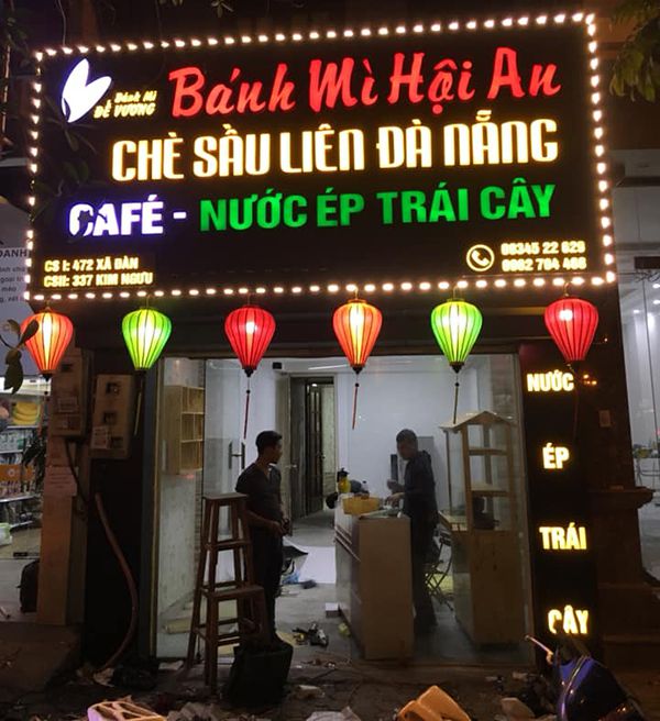 Làm bảng hiệu quán ăn