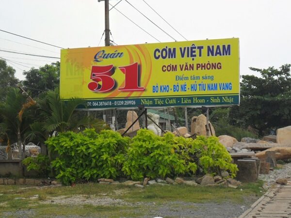 Làm bảng hiệu quán ăn