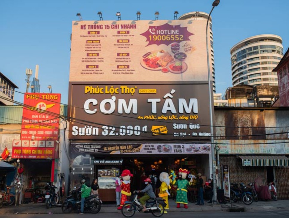 Làm bảng hiệu quán ăn