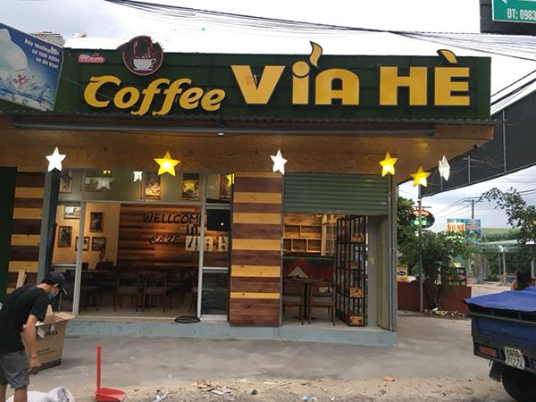 Bảng quảng cáo quán cafe