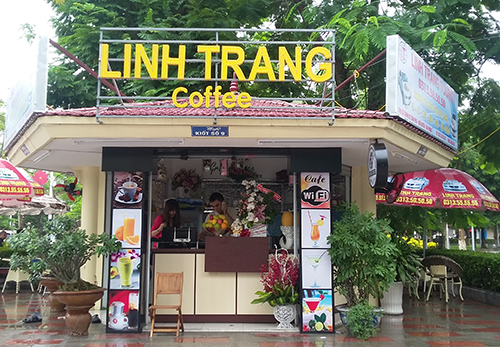 Bảng quảng cáo quán cafe
