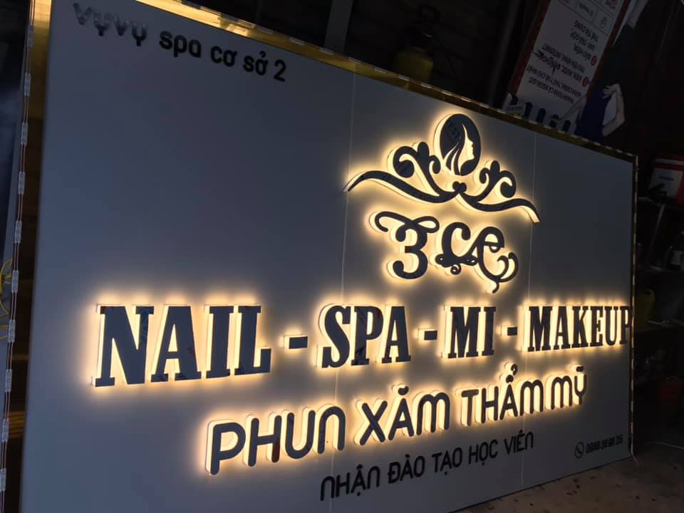 Biển quảng cáo alu gắn chữ nổi