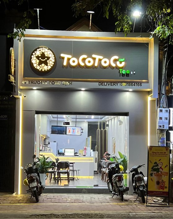Bảng hiệu quảng cáo trà sữa
