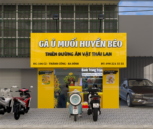 Mẫu chữ biển quảng cáo