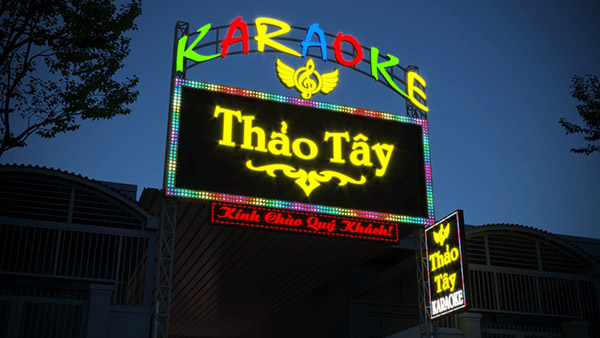 Mẫu bảng hiệu karaoke đẹp