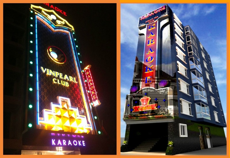 Mẫu bảng hiệu karaoke đẹp