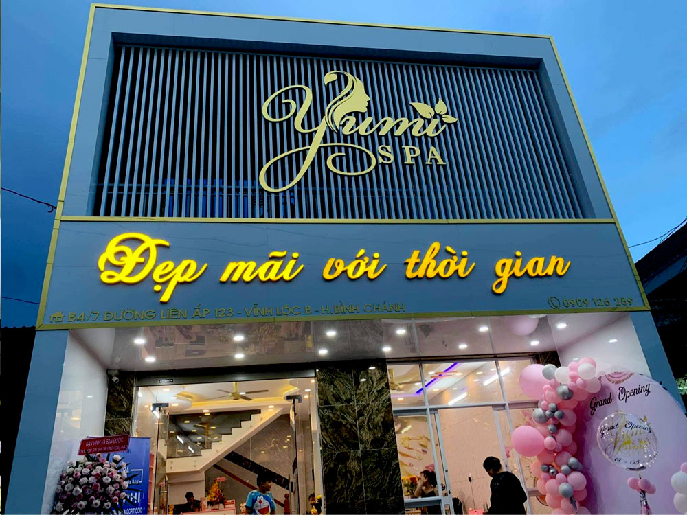 Các mẫu biển spa đẹp