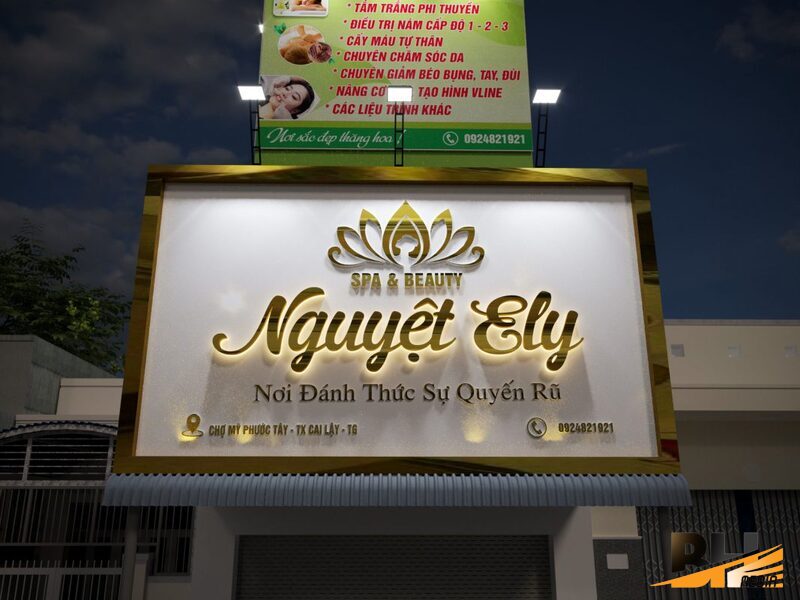 Các mẫu biển spa đẹp