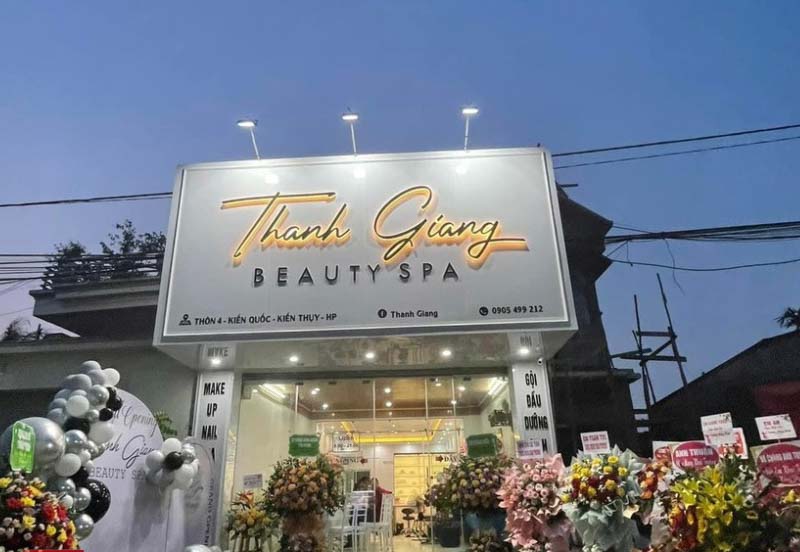 Các mẫu biển spa đẹp
