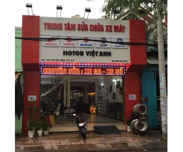 Bảng hiệu sửa xe đẹp