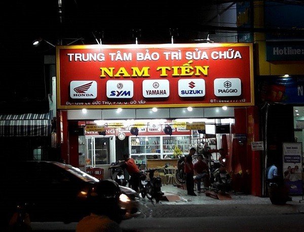Bảng hiệu sửa xe đẹp