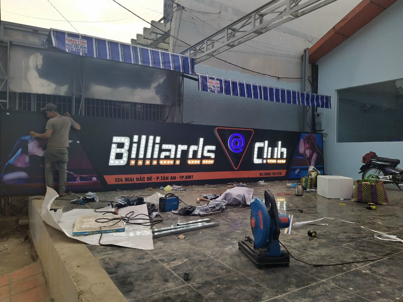 Biển quảng cáo bida đẹp