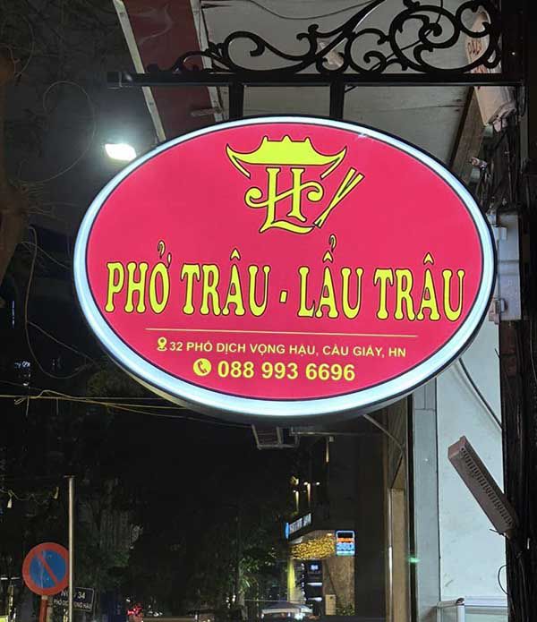 Bảng quảng cáo nhà hàng