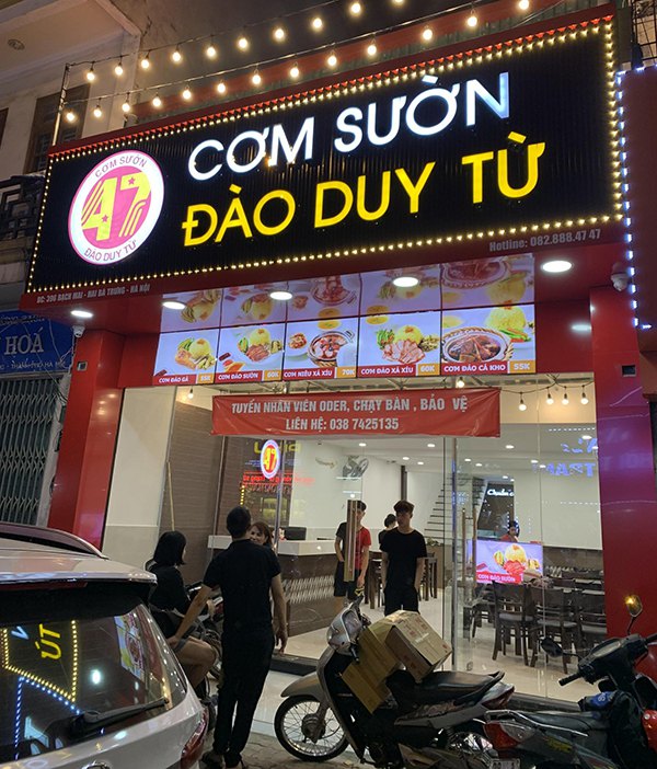 Bảng quảng cáo nhà hàng