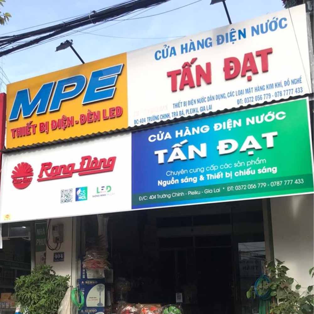 Mẫu biển hiệu cửa hàng đẹp