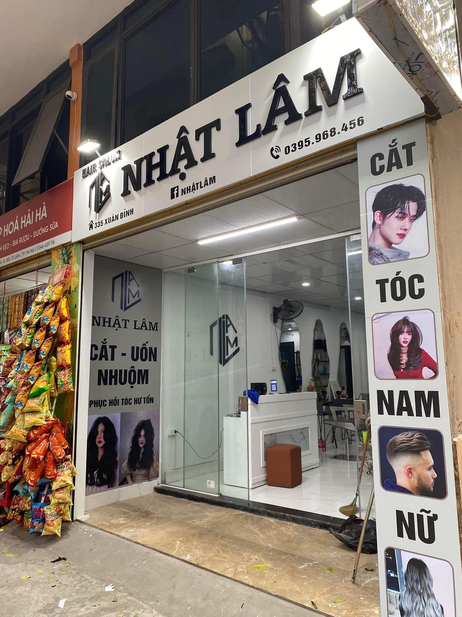 Mẫu biển quảng cáo tiệm tóc đẹp